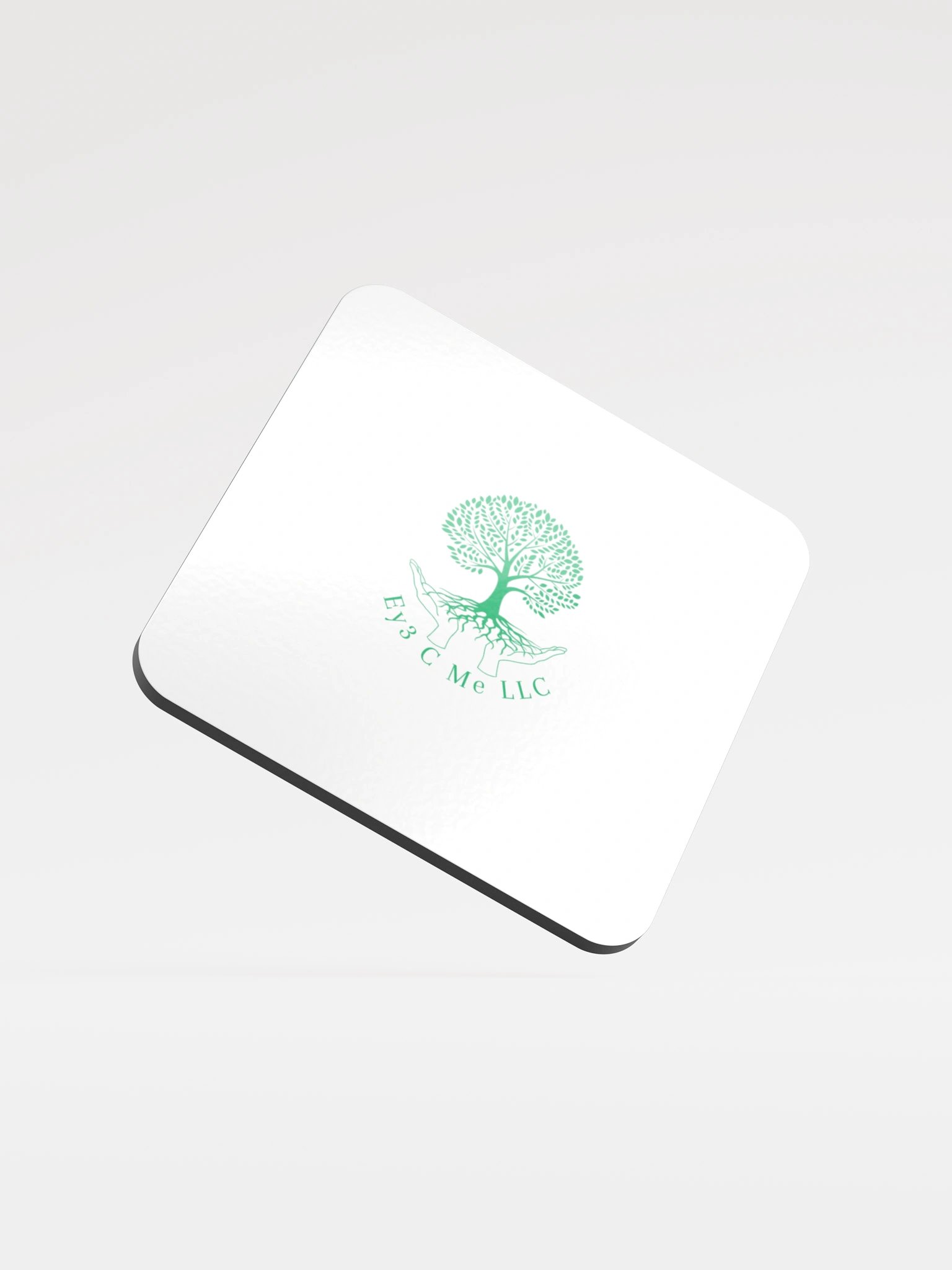 Ey3 C Me Glossed Cork Coaster product image (1)