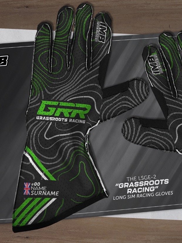 GRR IMB LSG-2 Long Sim Racing Gloves product image (1)