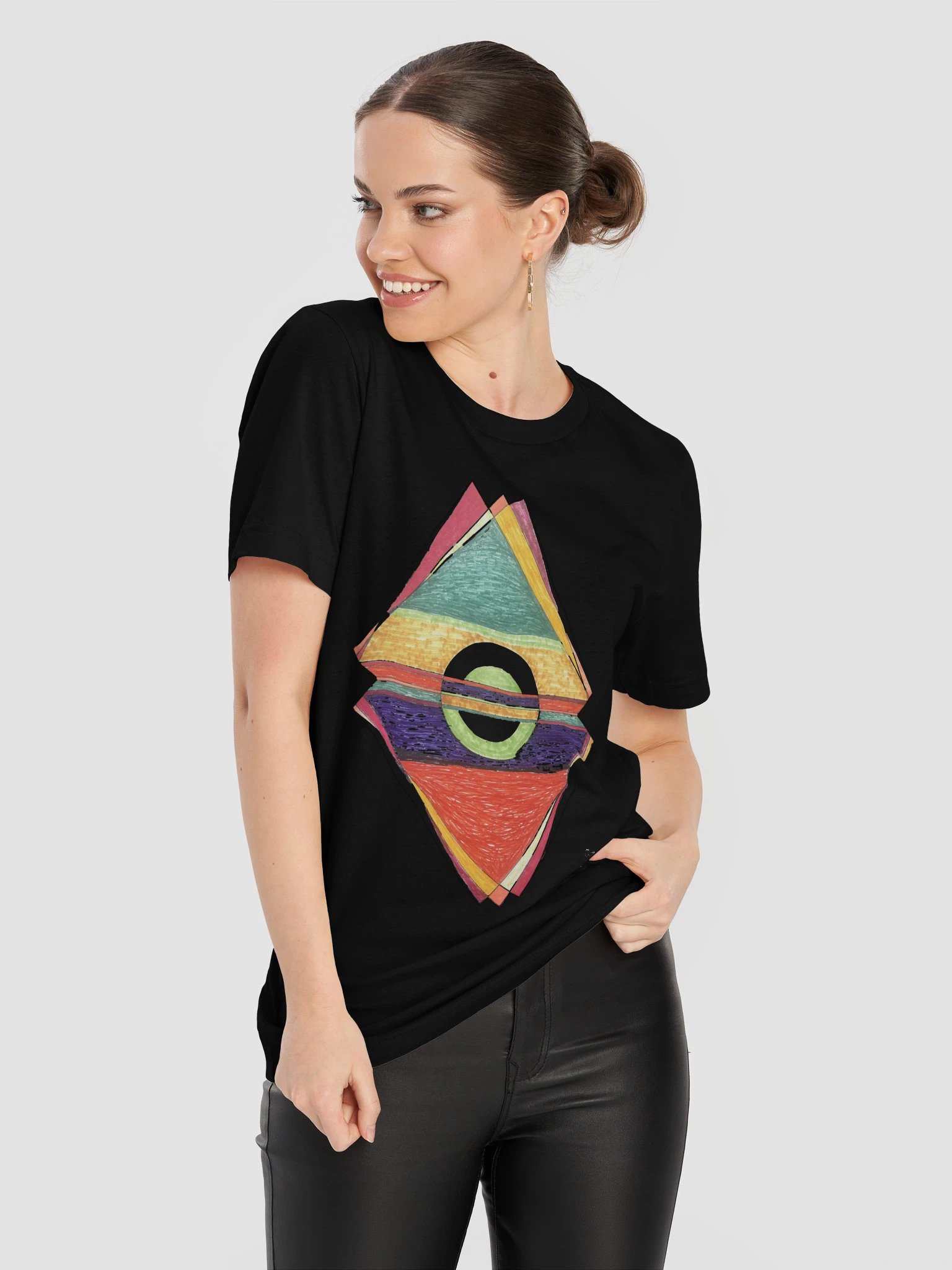 Geometric Diamond T-Shirt In the Bone Zone product image (8)