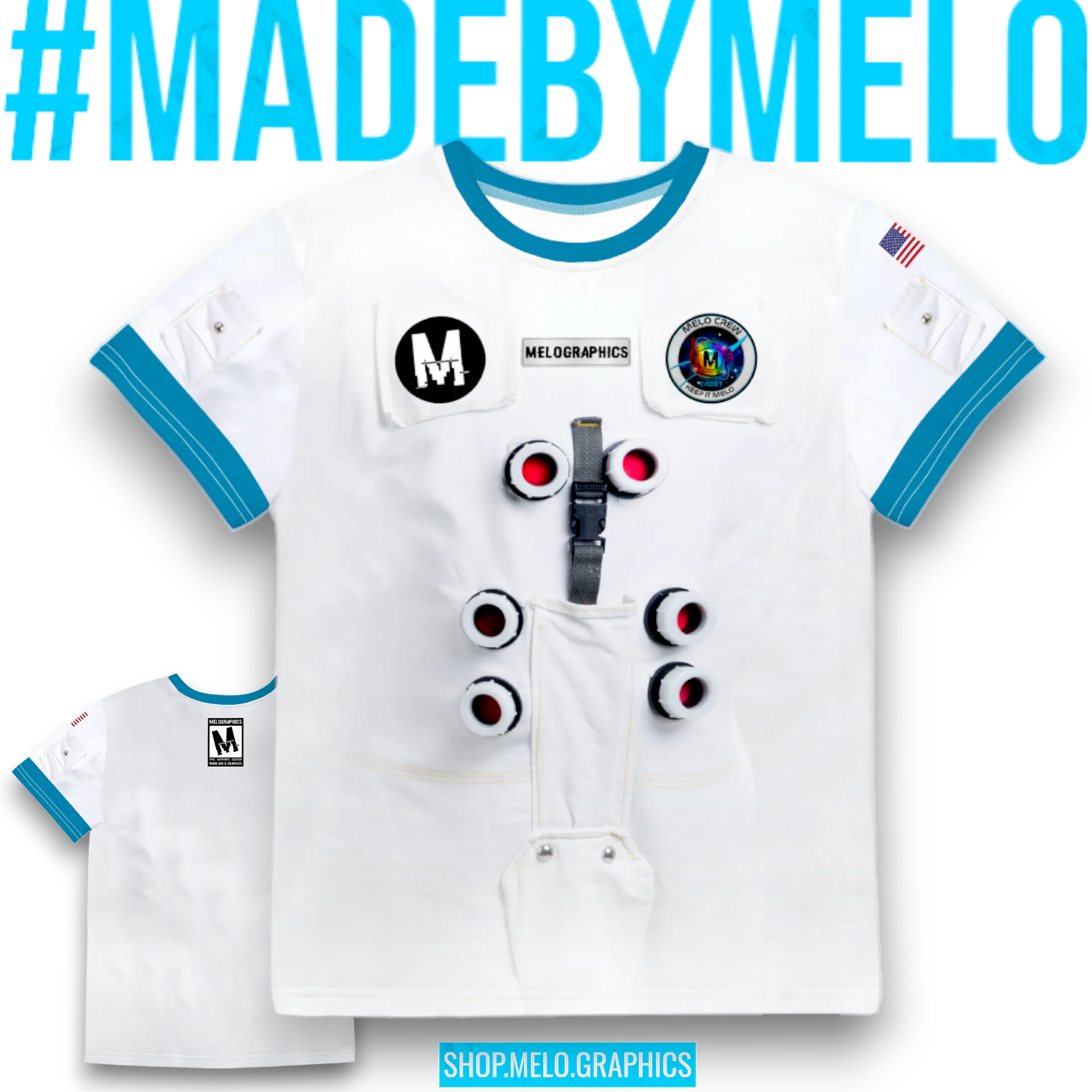 Astronaut Suit: #MeloCrew Cadet - Ultimate Youth T-Shirt | #MadeByMELO product image (1)