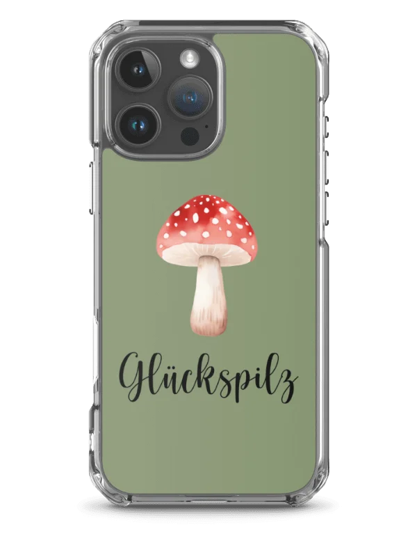 Glückspilz Lucky Mushroom iPhone Clear Case product image (1)