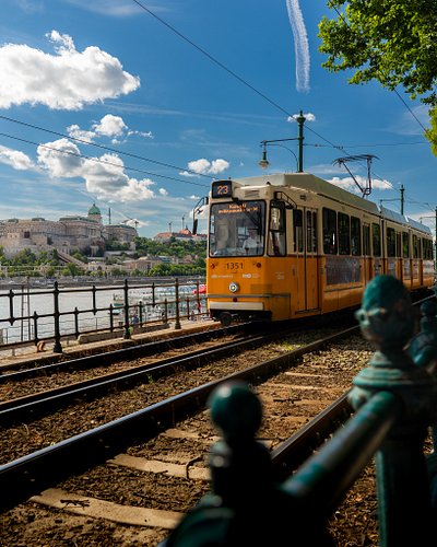 Yellow trams in Budapest are some of my favorite features of this city! 🚋
It's always fun to see how I can photograph them, e...