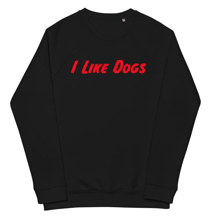 I LIKE DOGS sweatshirt product image (4)