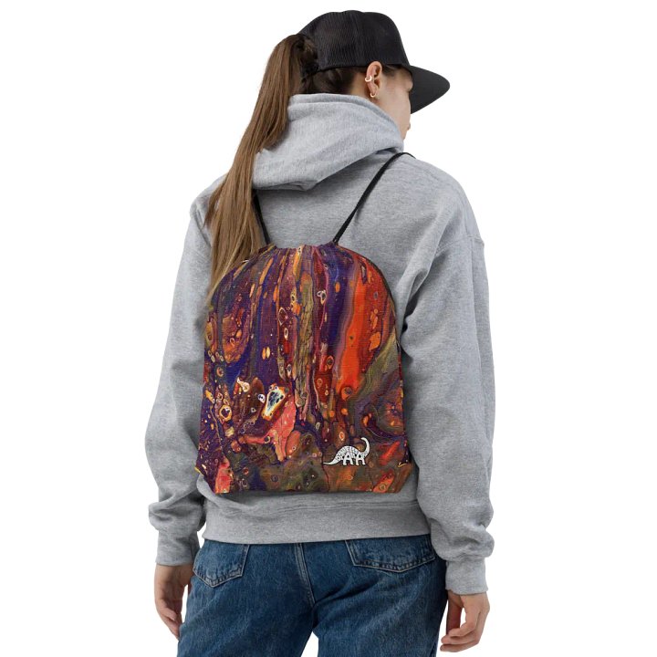 Hyperspace Fluid Acrylic Drawstring Bag product image (2)