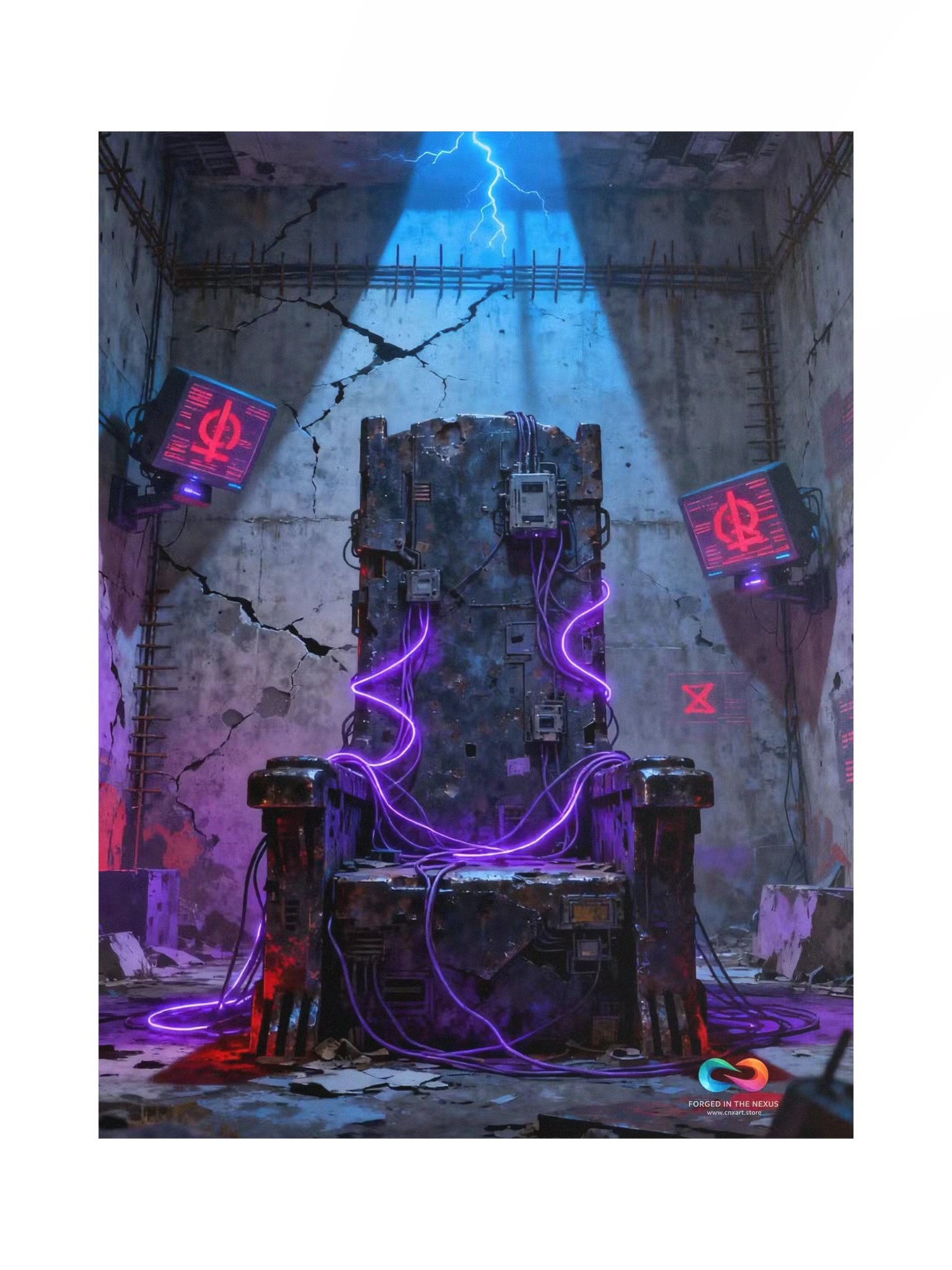 CINEMATIC ART POSTER – DYSTOPIAN FUTURE #009 product image (1)