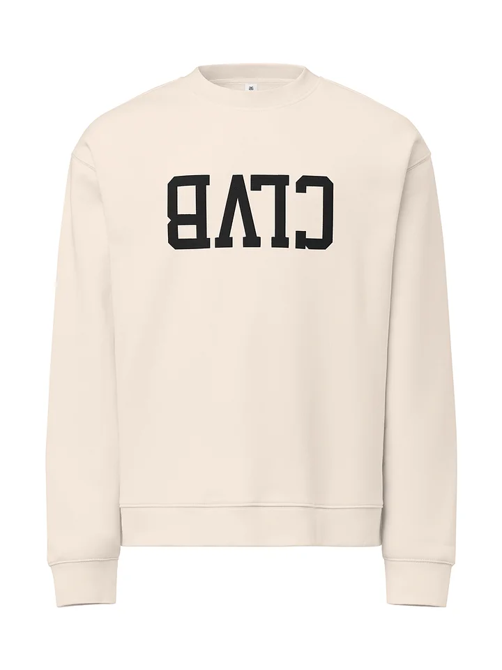 vvitchclvb - "CLVB" Embroidered Sweatshirt (Bone) product image (1)