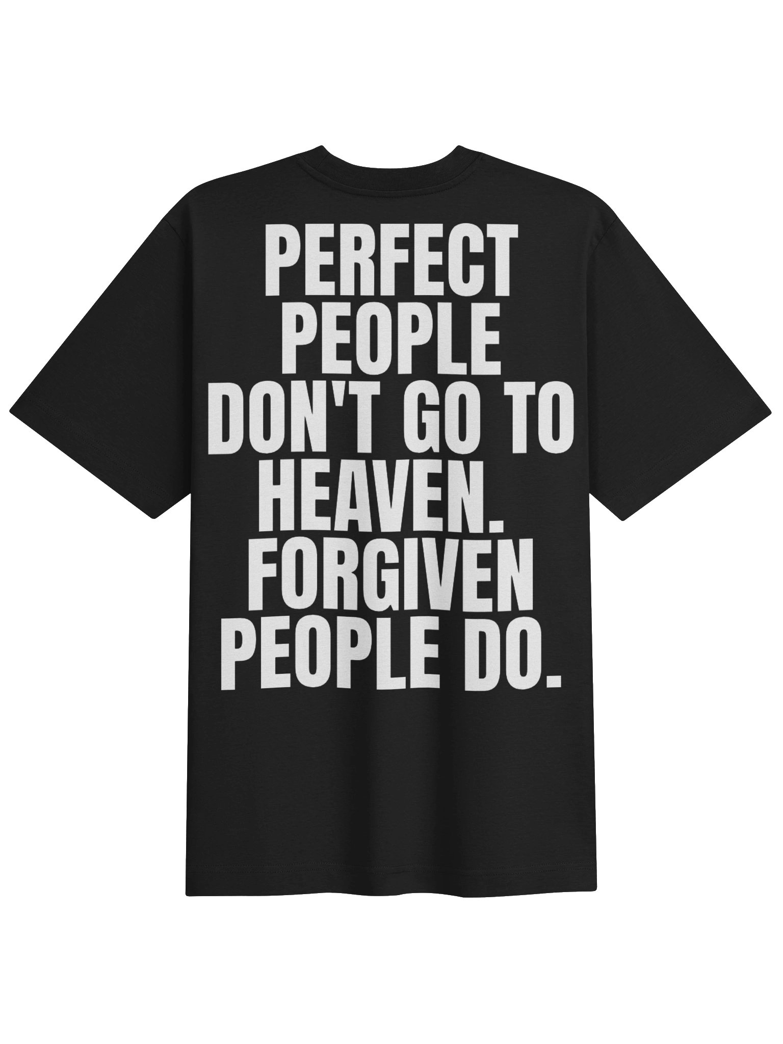 forgiven people tee - black product image (4)