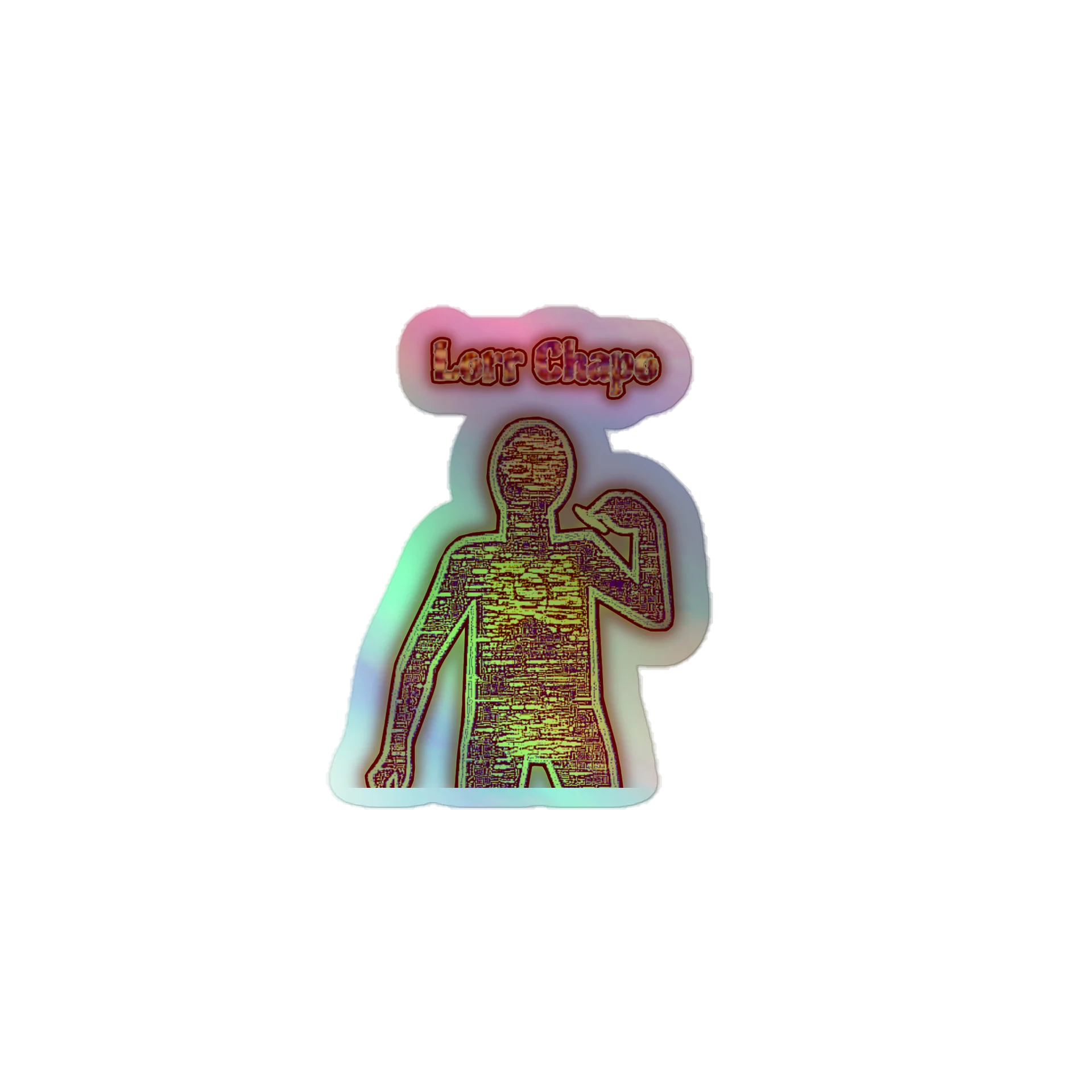 Lorr Chapo Orange Stickers product image (1)