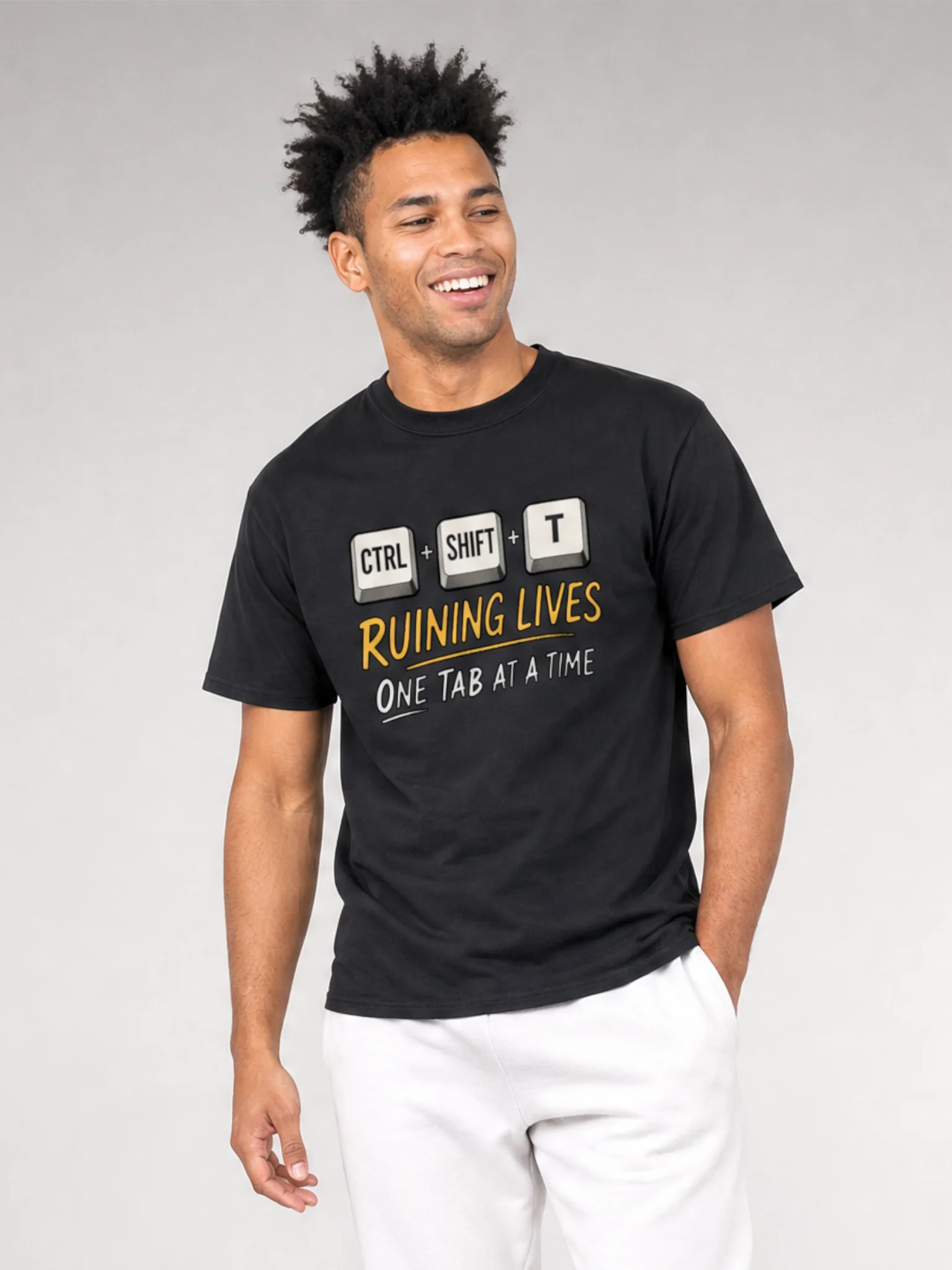 Ctrl Shift T Running Lives Graphic T-Shirt product image (2)