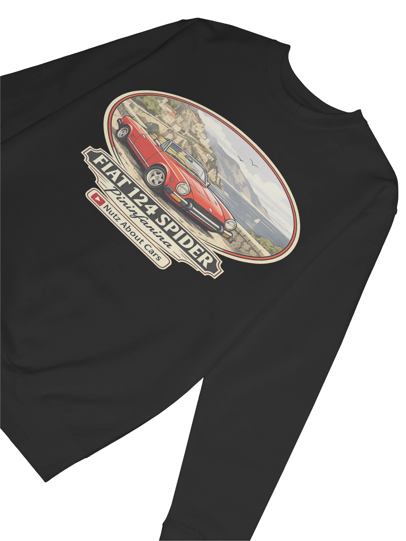 Vintage Fiat 124 Spider Pininfarina Sweatshirt product image (46)