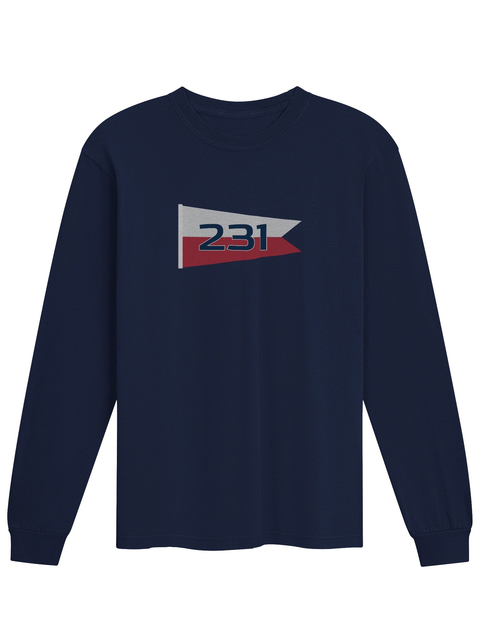 231 Red Pennant Long Sleeve Tee product image (1)