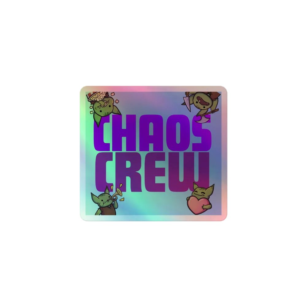 Chaos Crew Sticker product image (1)