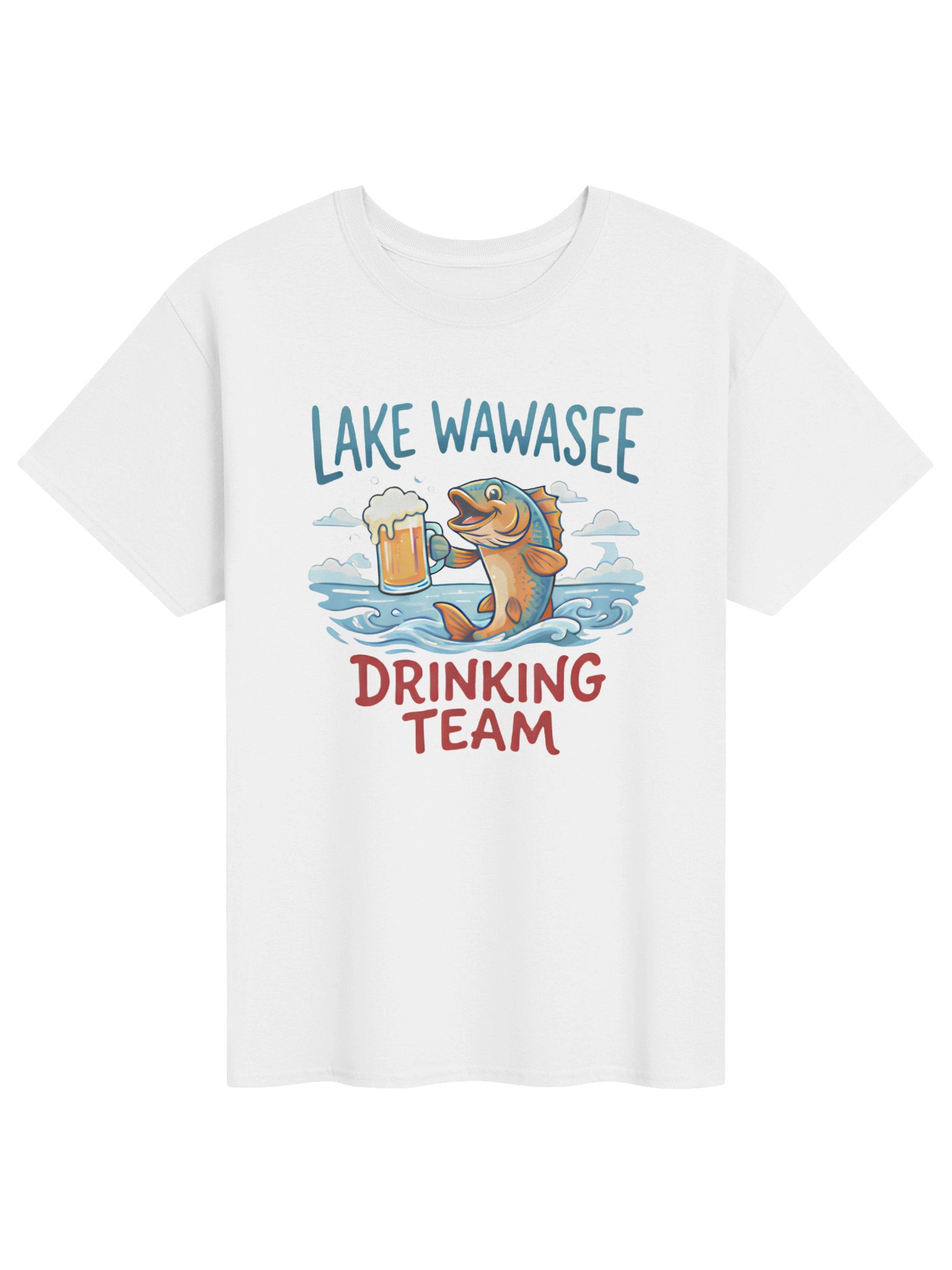 Lake Wawasee Drinking Team Shirt – Funny Beer Fishing Tee product image (71)