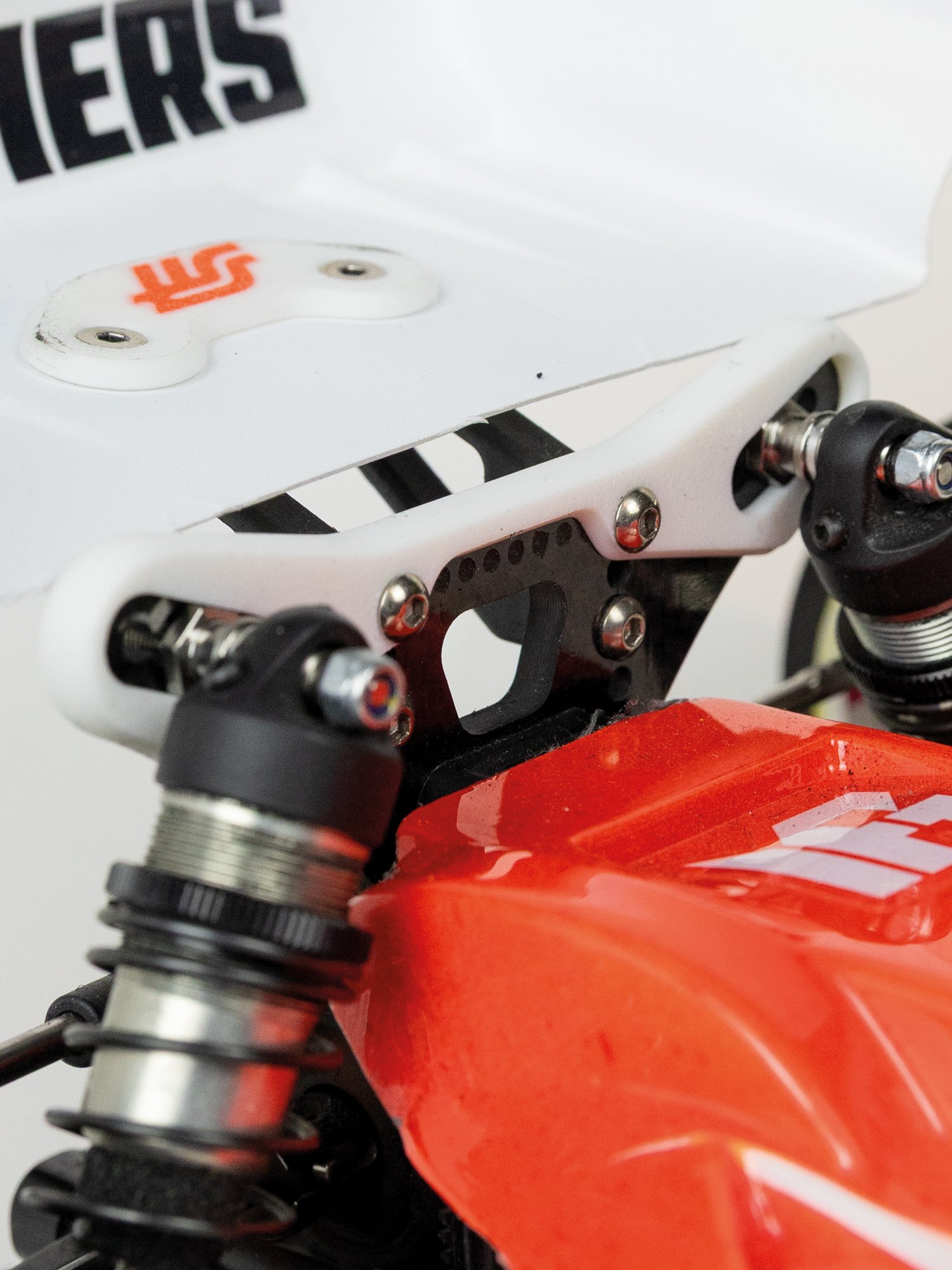 Rear Shock tower protector - Xray XB2 6-dot product image (1)