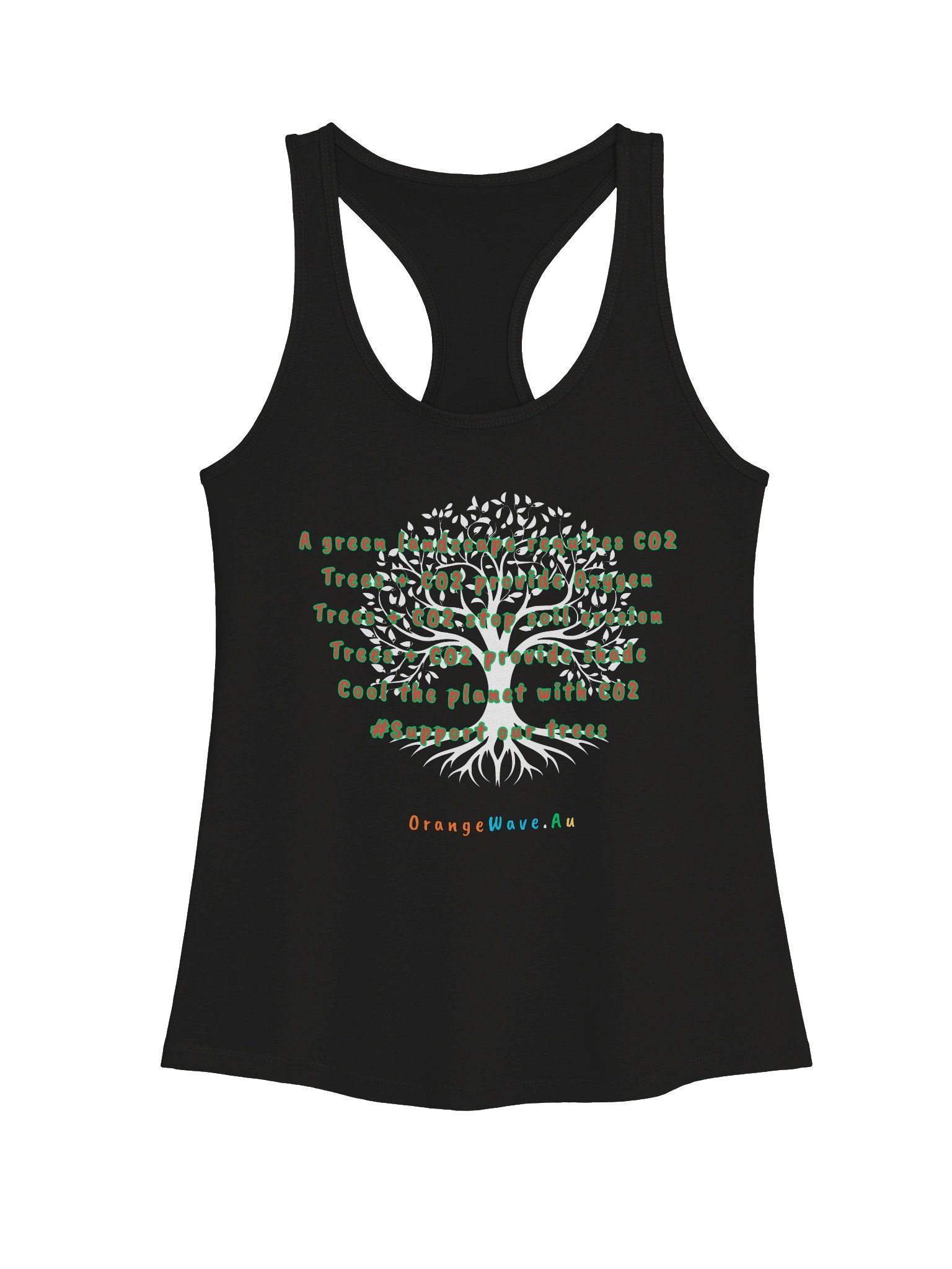 Support Our Trees & human life Racerback Tank product image (1)
