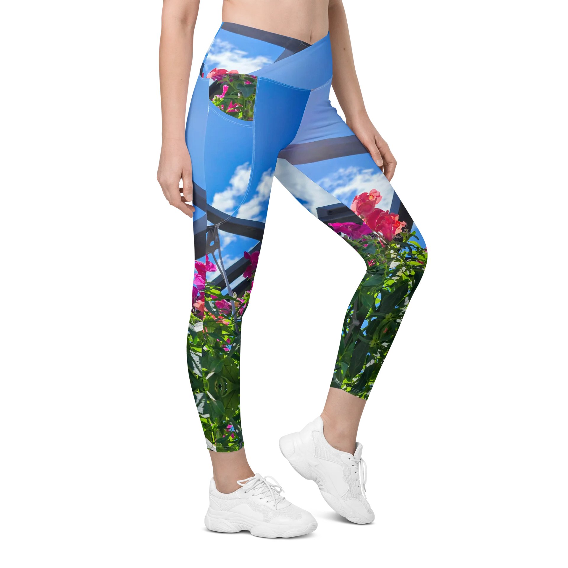 Spring Flowers Leggings with Pockets product image (5)