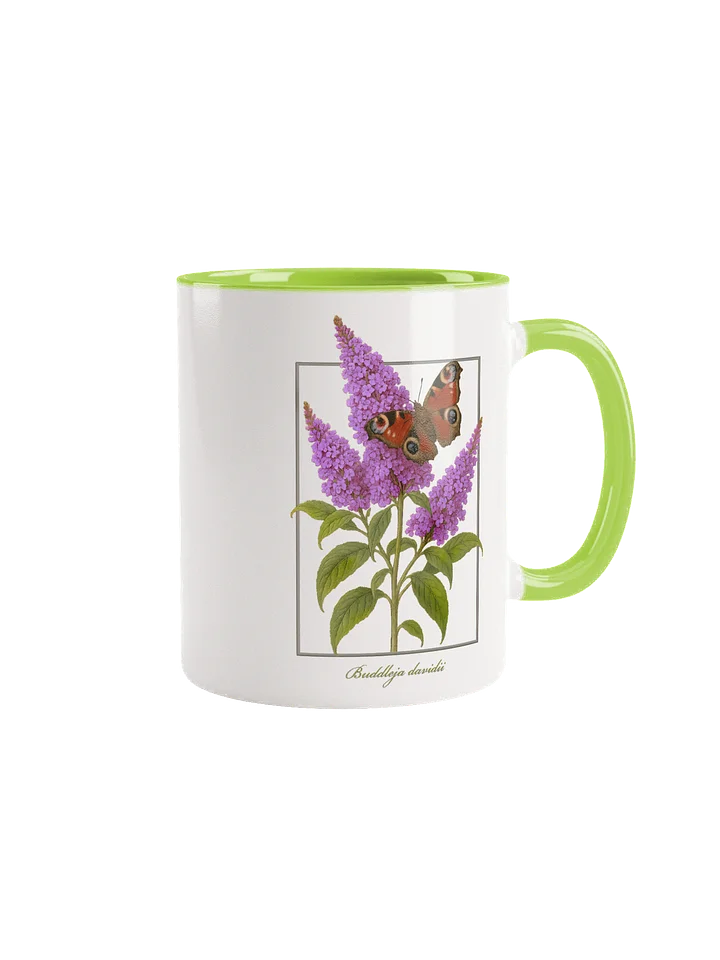 butterfly bush (Buddleja davidii) - ceramic mug product image (1)