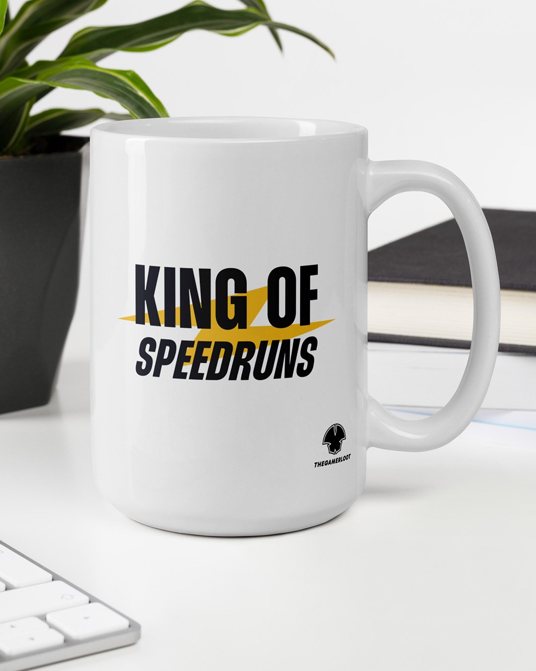 King of Speedruns - White Glossy Mug. Double Side product image (10)