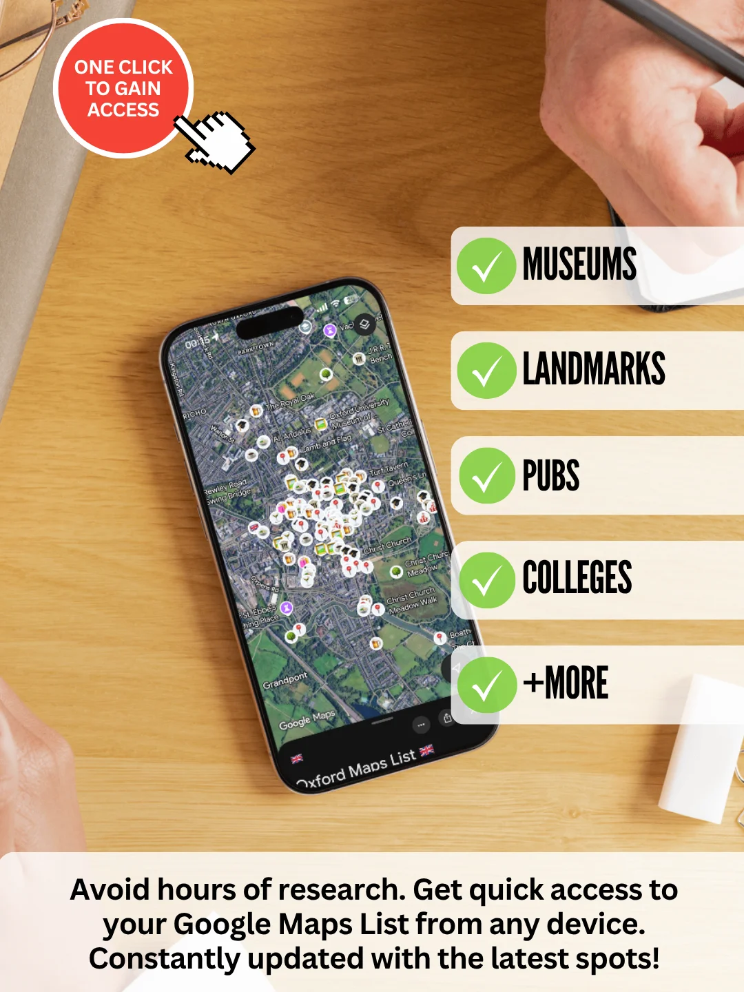 Oxford Cheat Sheet + Free Google Maps List (100+ LOCATIONS) product image (4)