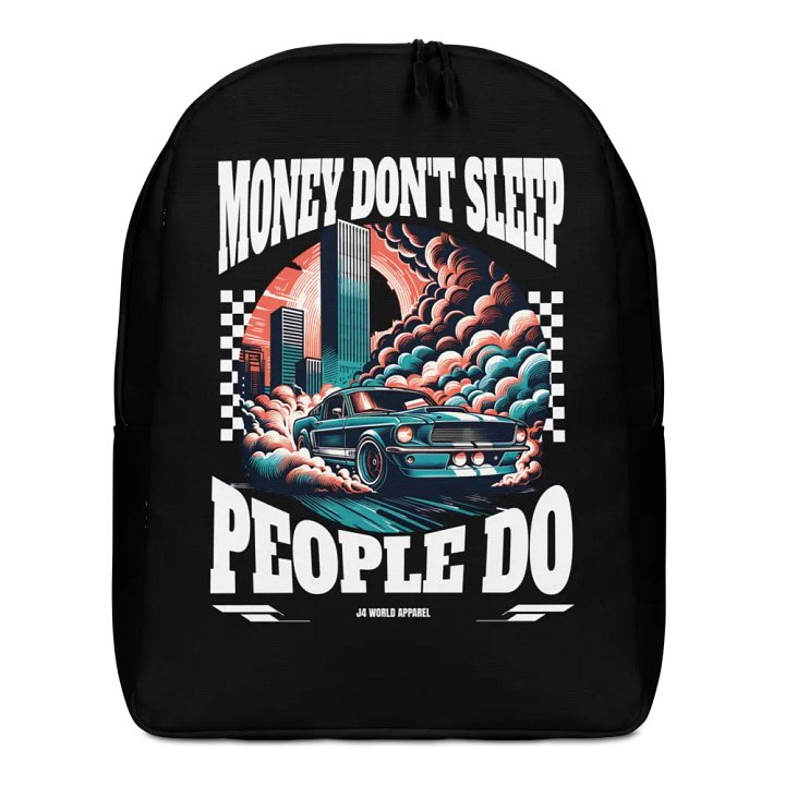 Money Don't Sleep Backpack product image (1)