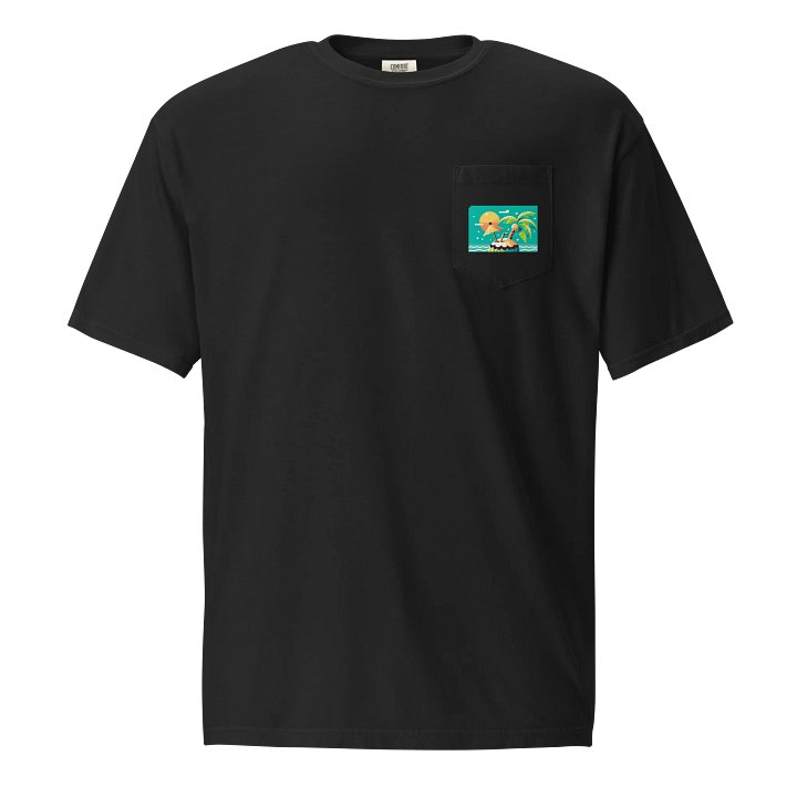 Tropical Coconut Dream Pocket Tee product image (1)