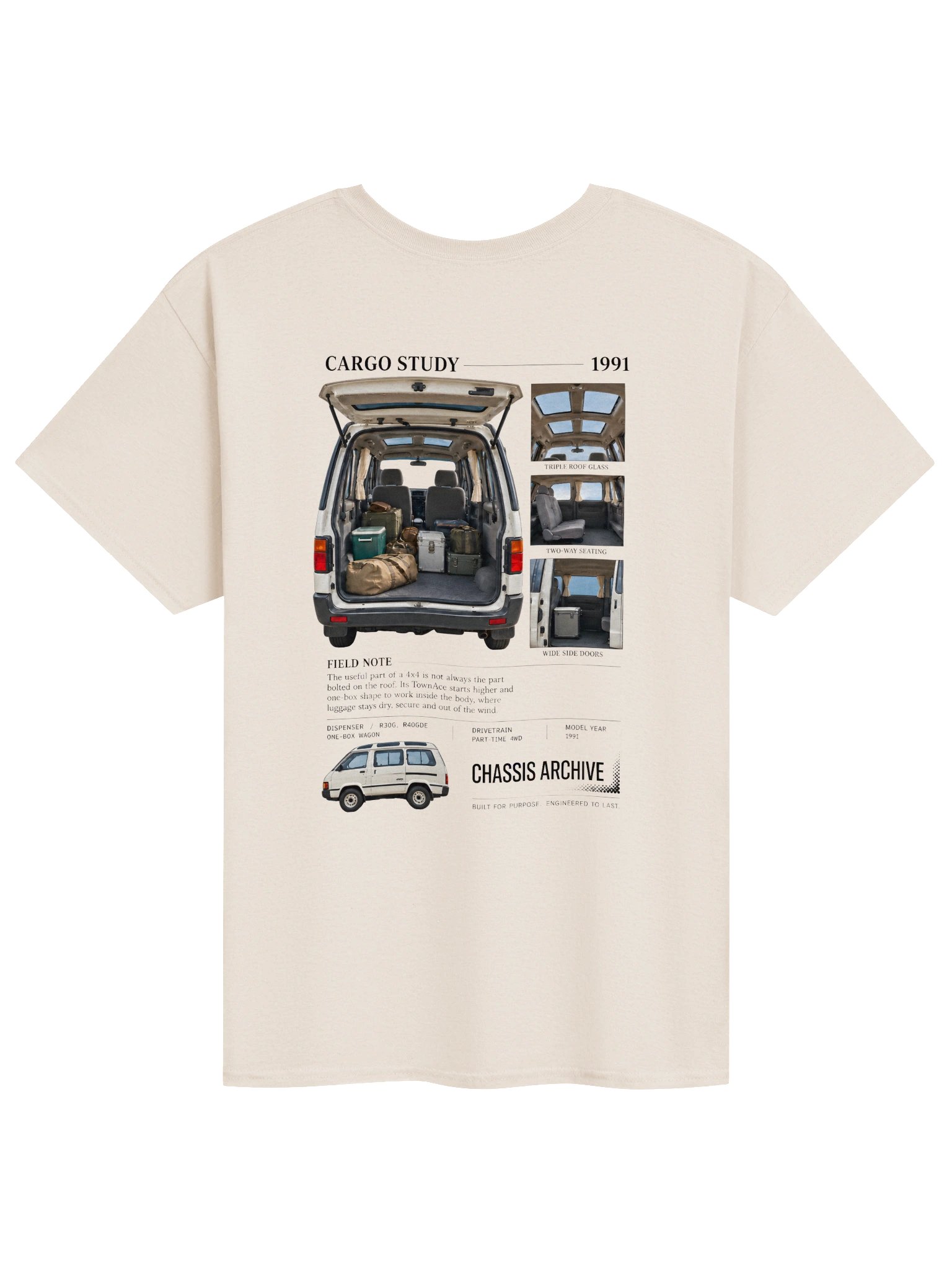 Wrong 4x4: 1991 Toyota TownAce 4WD Tee product image (11)
