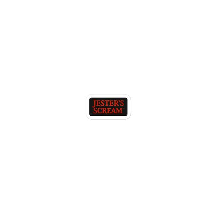 Jester’s Scream™ — Painted Nameplate Sticker product image (1)
