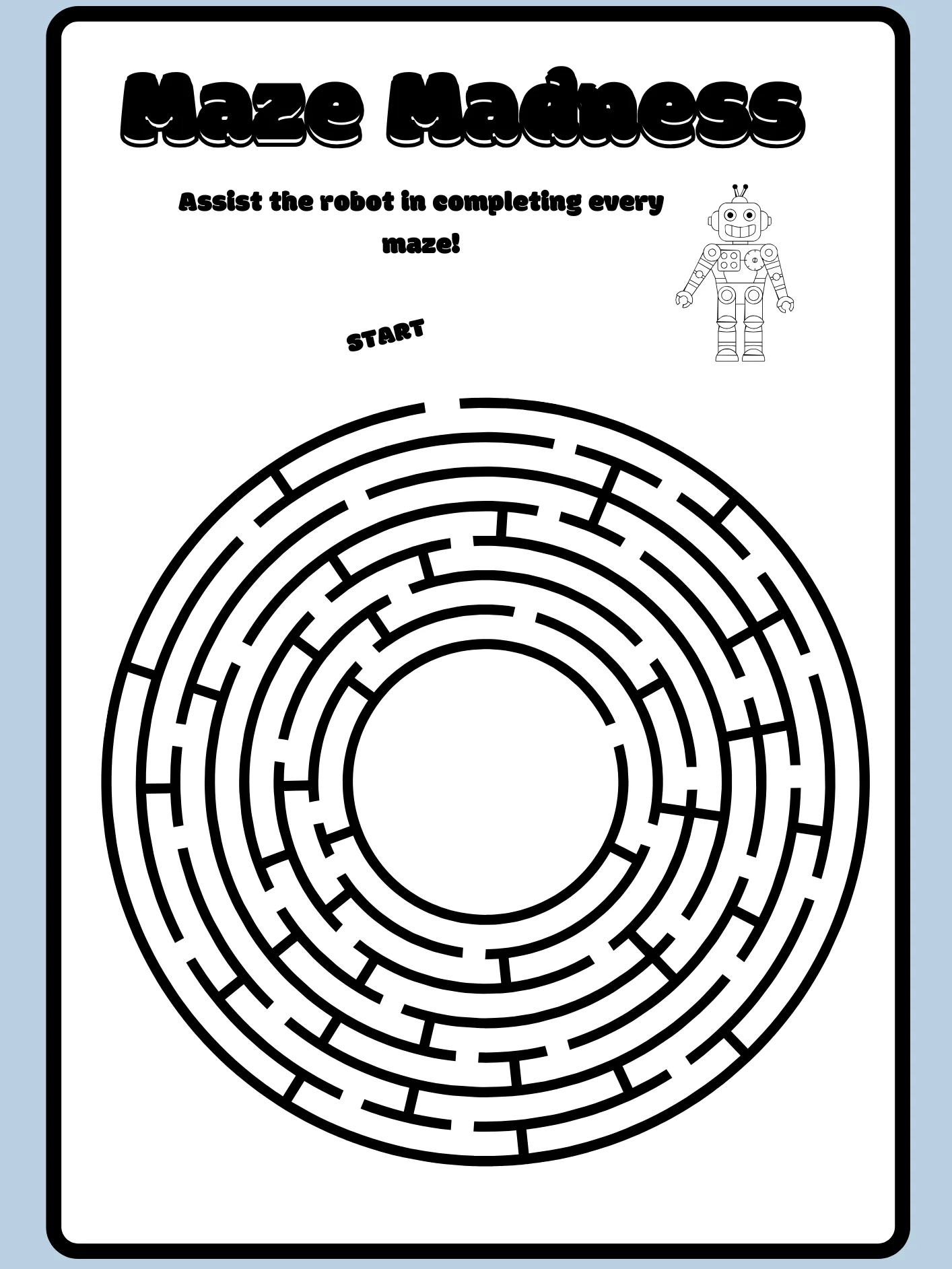 Fun Robot Adventures Activity Worksheets product image (5)