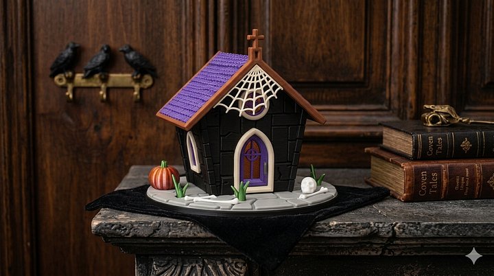 Halloween Mausoleum Fairy House product image (2)