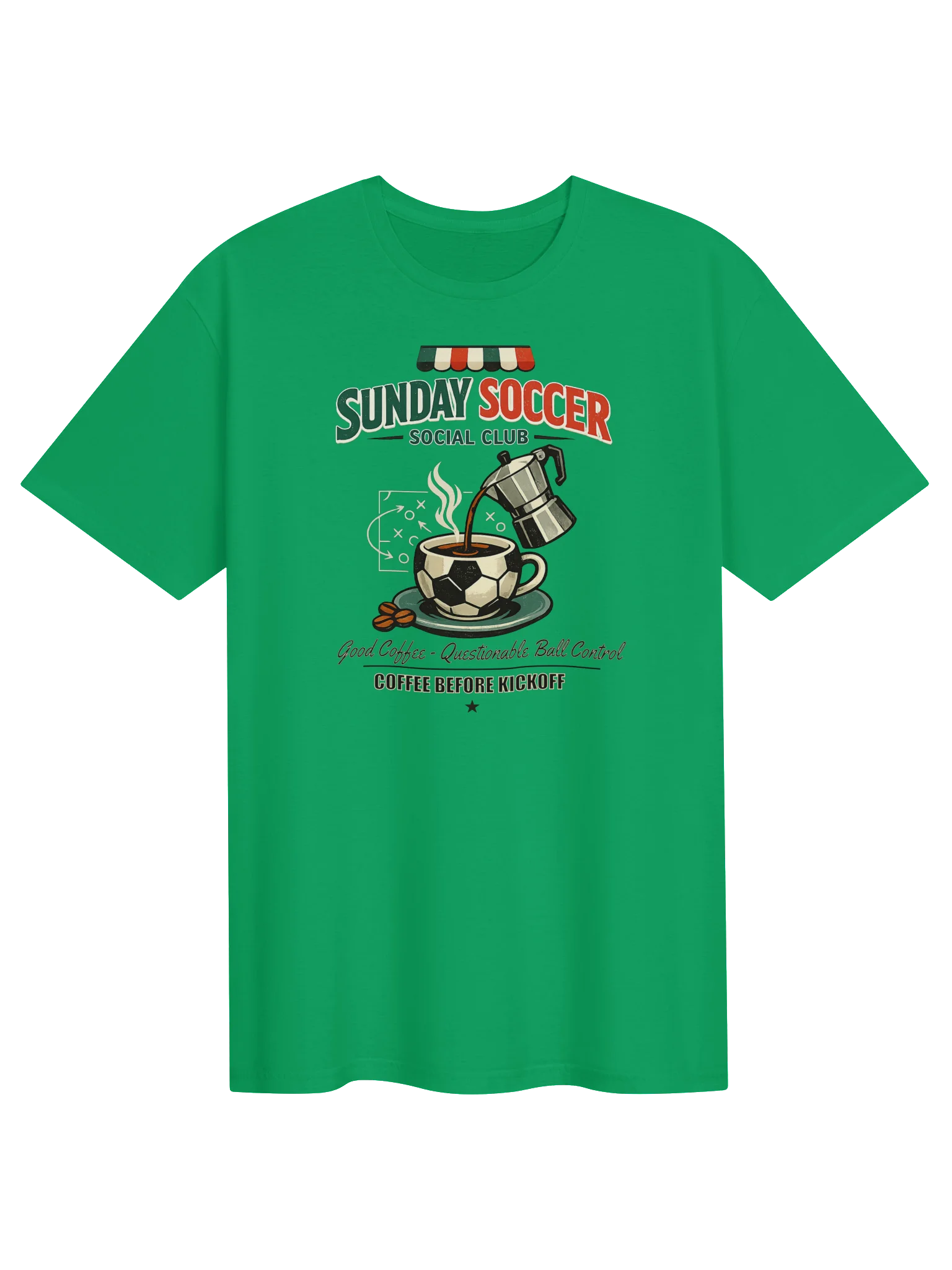 Sunday Soccer Social Club Coffee Tee product image (1)