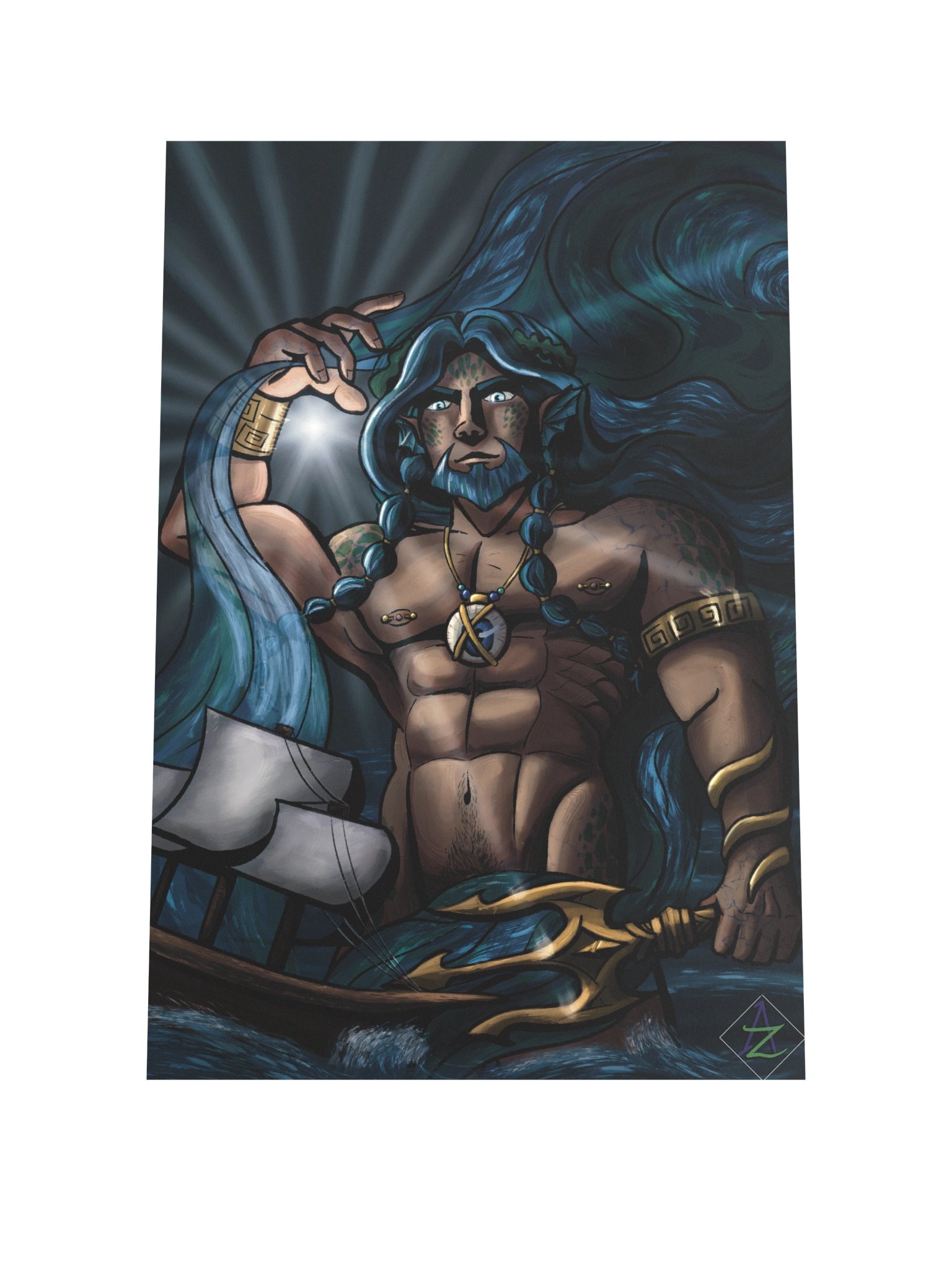 Poseidon's Rage Poster product image (1)