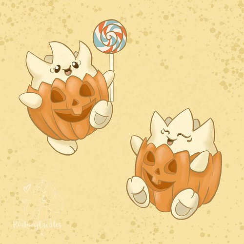 Happy Halloween Everyone! Here’s a lil Togepumpkin. 🎃🍭♥️
#togepi #halloween🎃👻 #trickortreat
