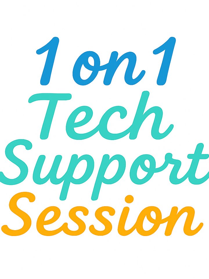 1 on 1 Tech Support Session with Brenton product image (1)