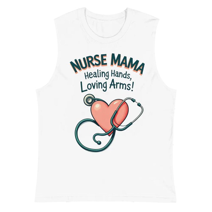 Nurse Mama Heart Muscle Tank product image (2)