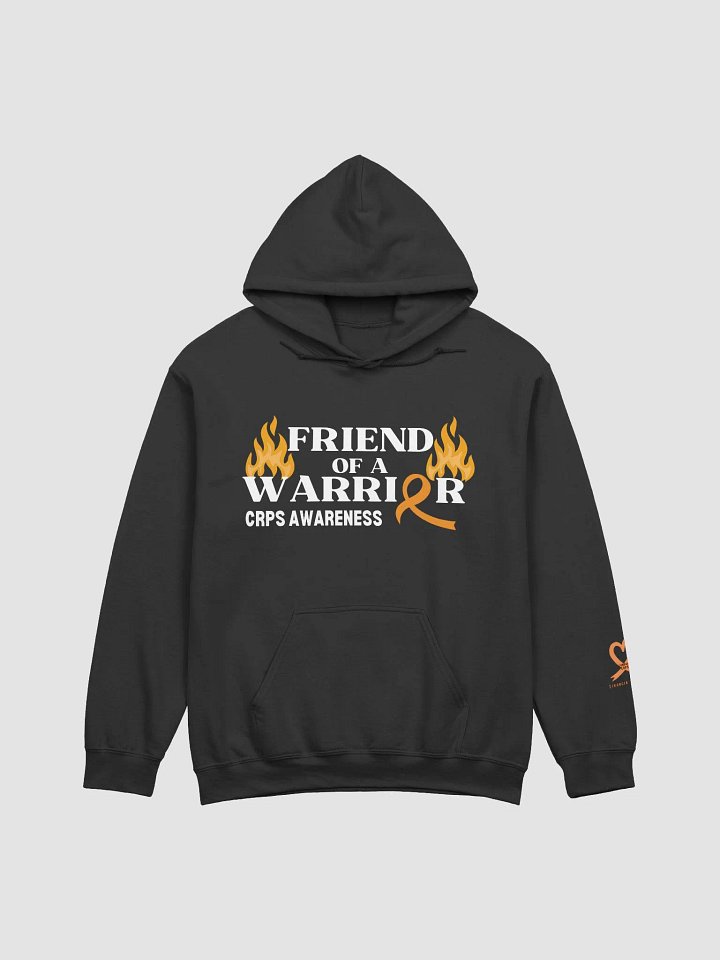 FRIEND of a Warrior CRPS Awareness Hoodie- White Print product image (1)
