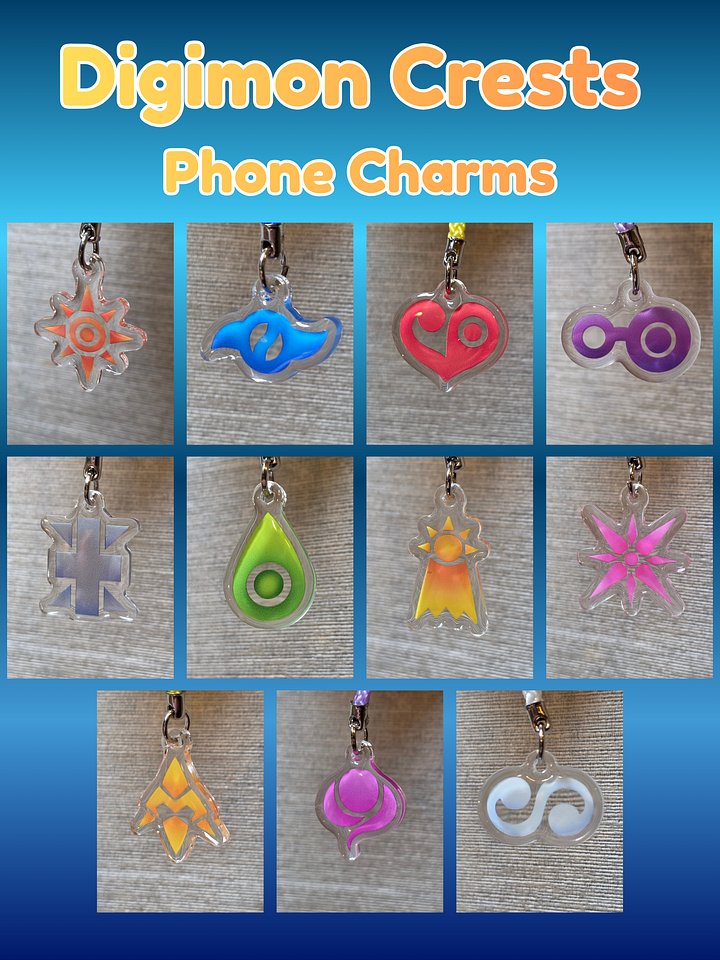 Digimon Crests - Phone Charm product image (12)