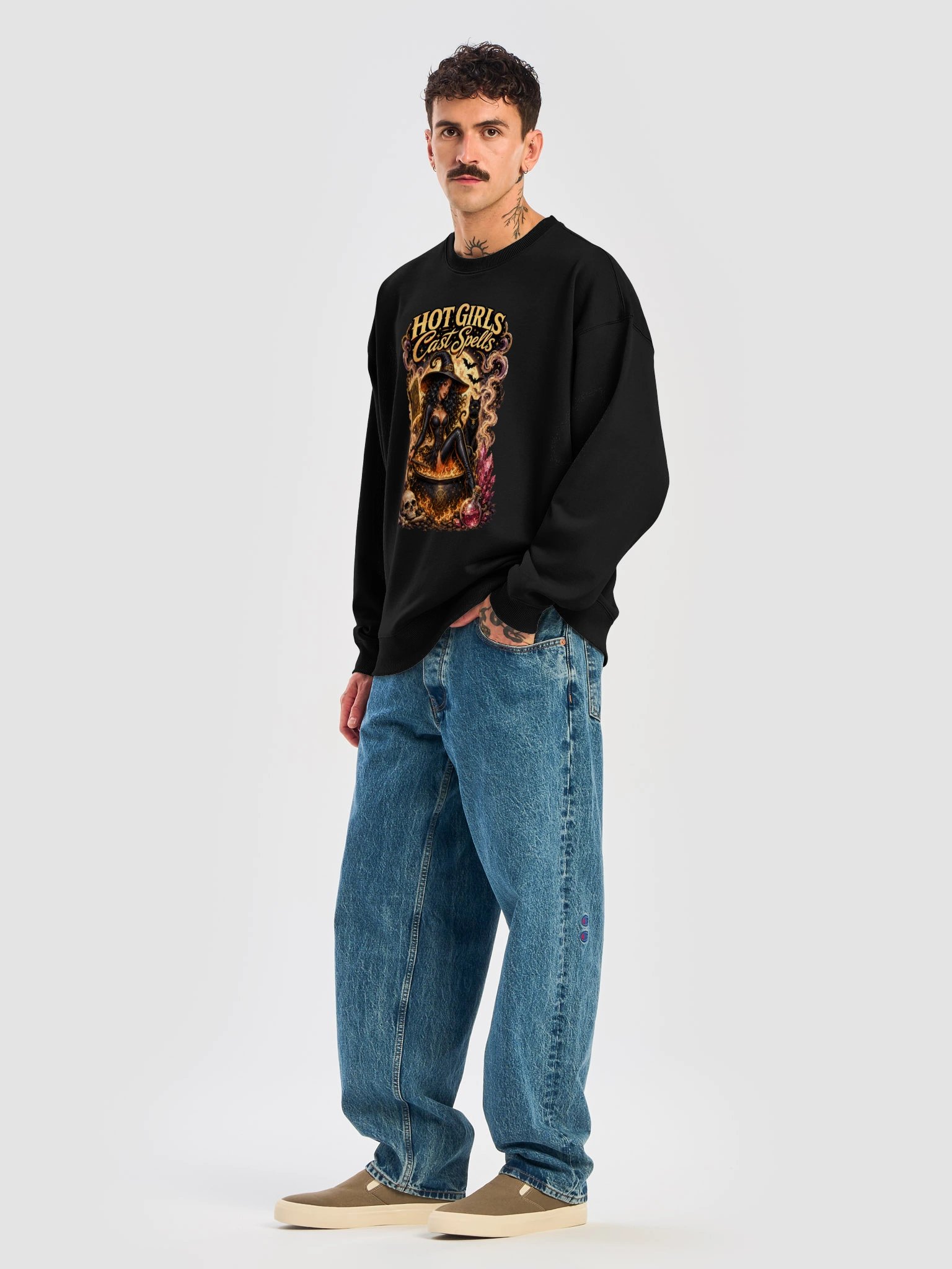 Charmed Oversized Crewneck Sweater product image (8)