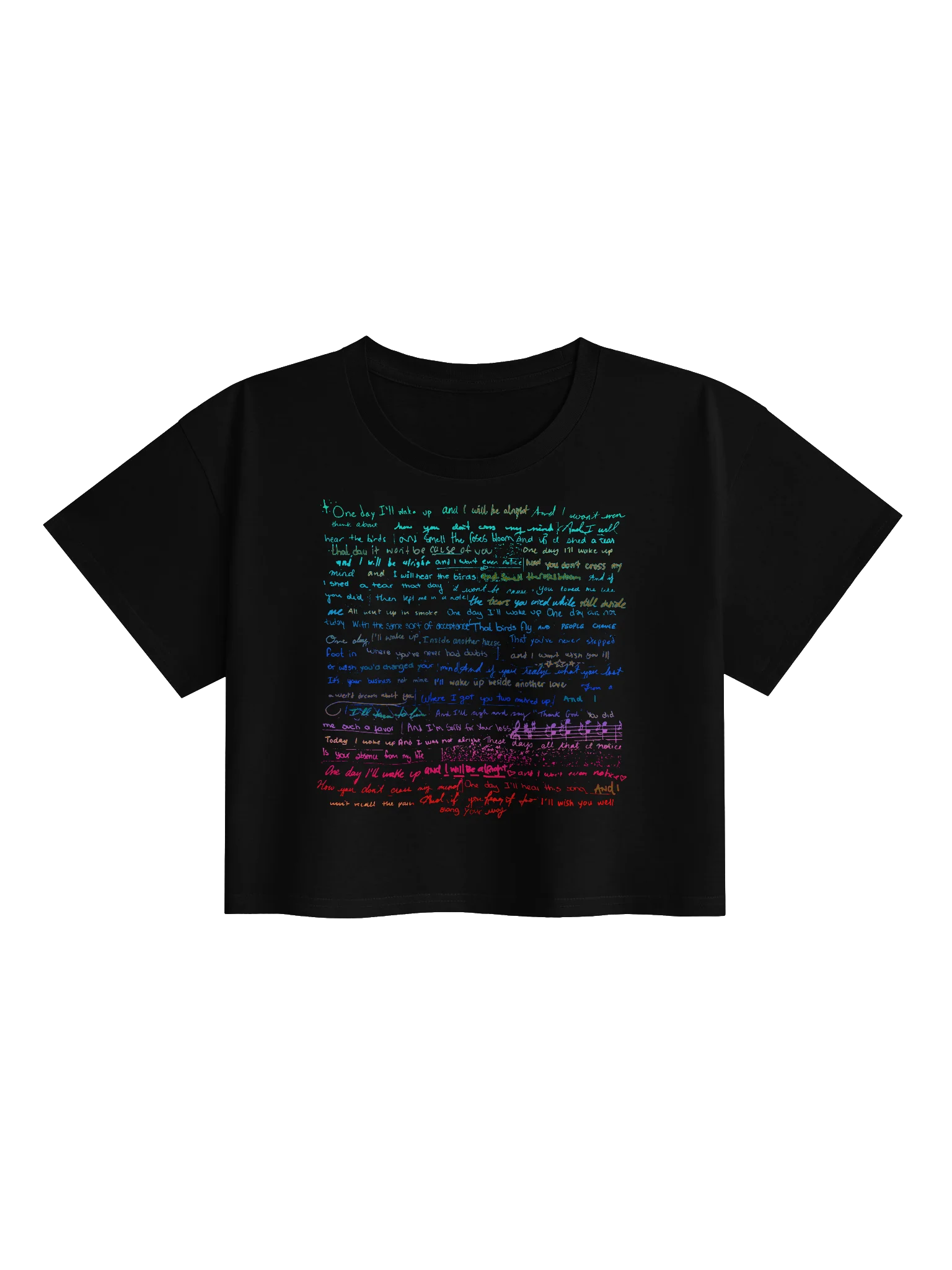 "One Day" Crop Tee product image (2)