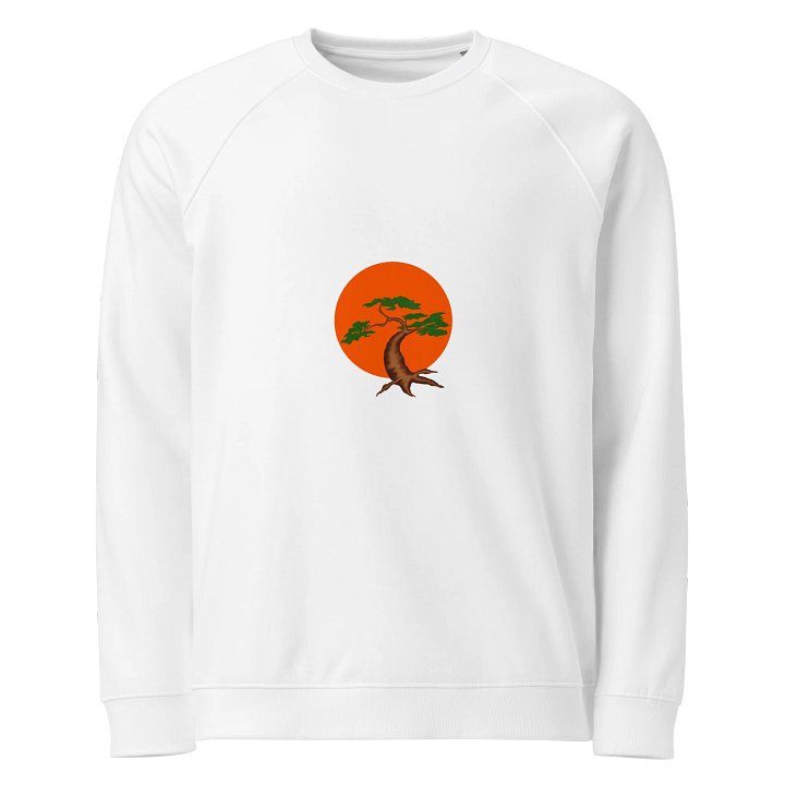 Organic Tree Sunset Raglan Sweatshirt product image (1)