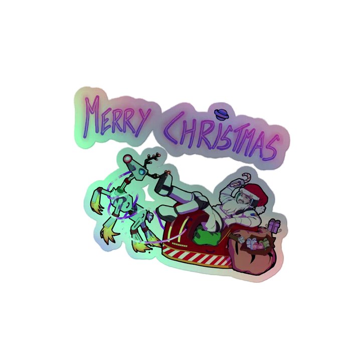 Kiss-Cut Holographic Sticker Sheet product image (2)
