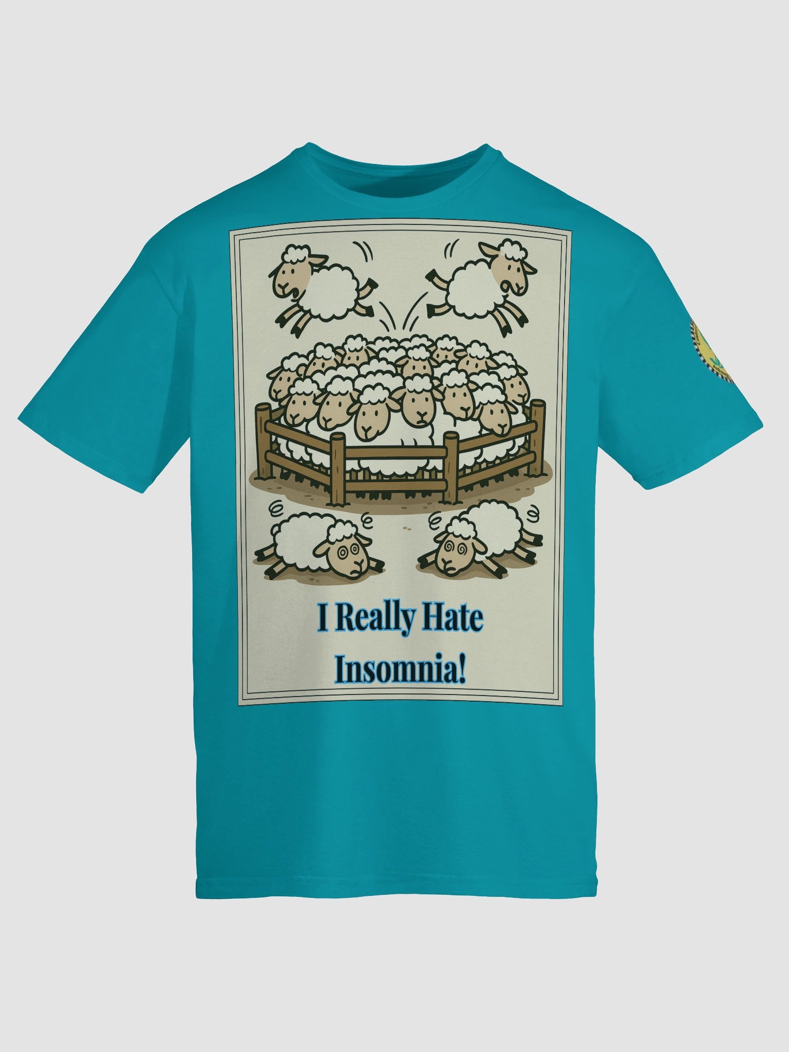 I Really Hate Insomnia (Both) Gildan Unisex Softstyle T-Shirt Light Colors product image (90)