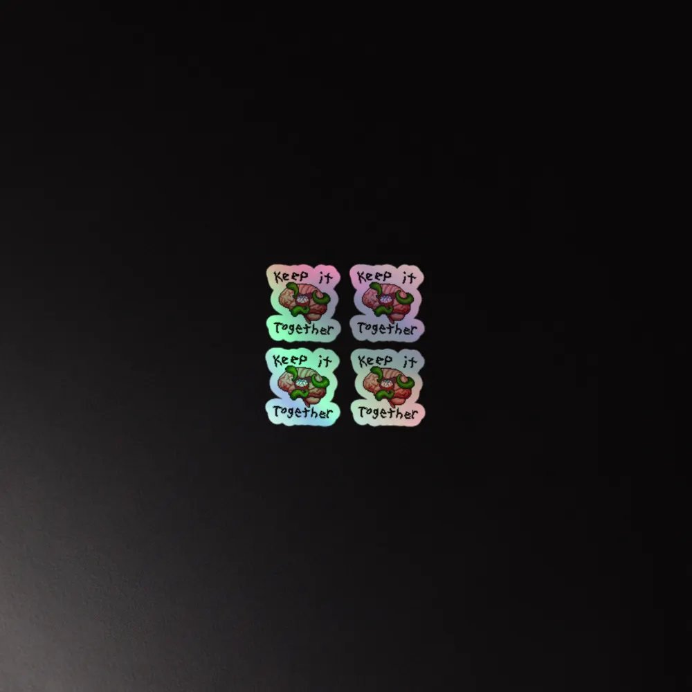 Keep It Together Holographic Sticker Sheet product image (3)
