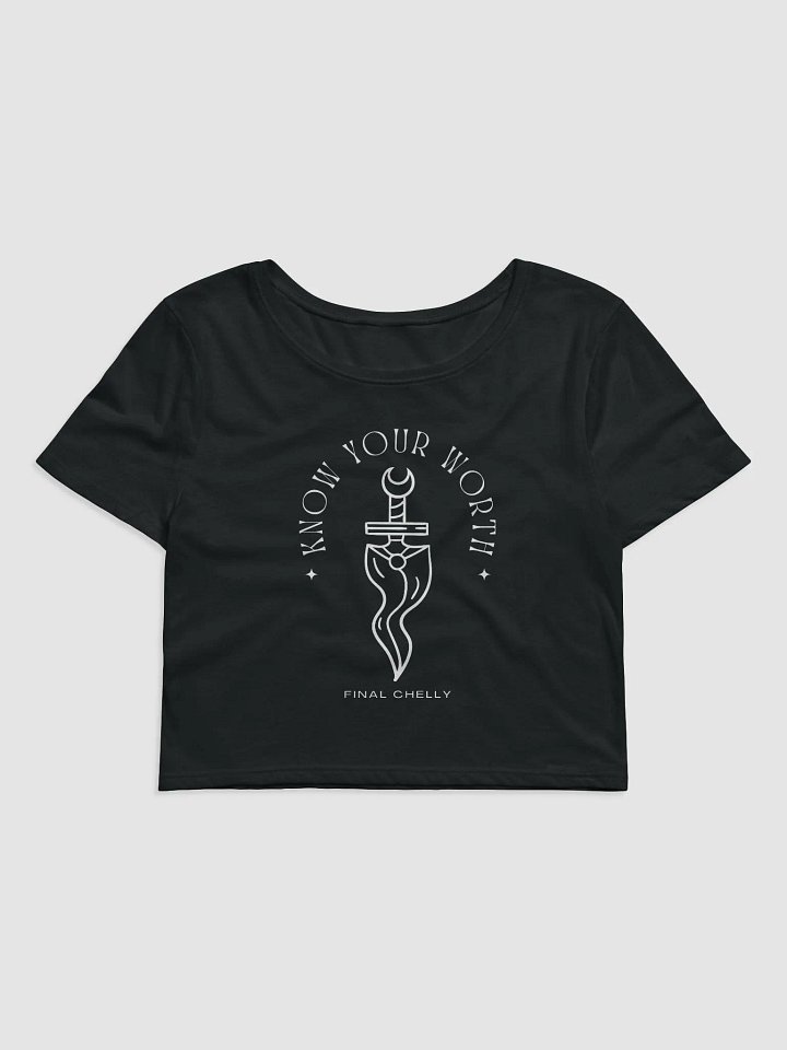 Know Your Worth Crop Top product image (1)