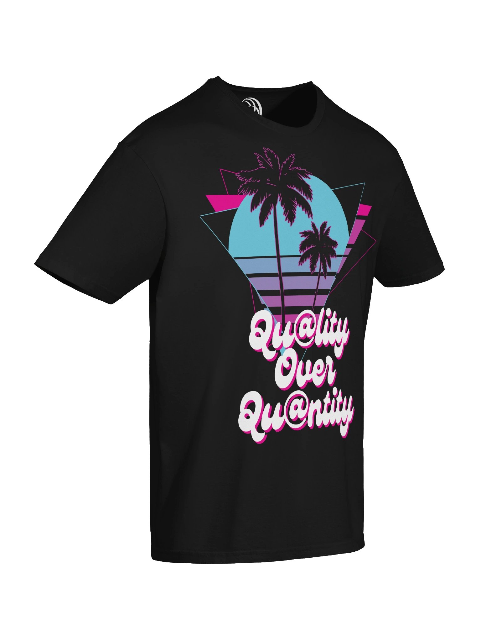 Qu@lity Over Qu@ntity Neon Palm Tee product image (88)