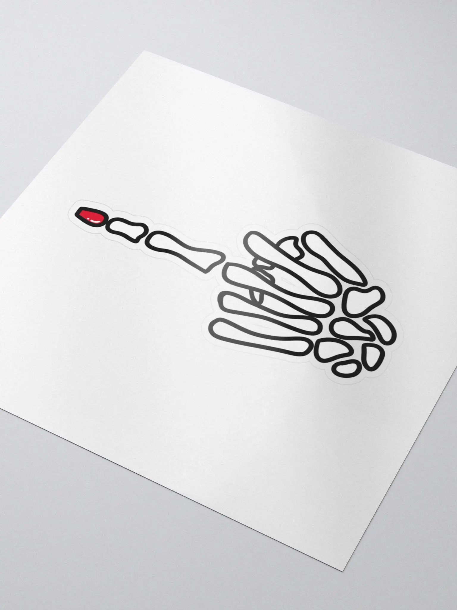 'F You' Skeleton hand sticker product image (1)