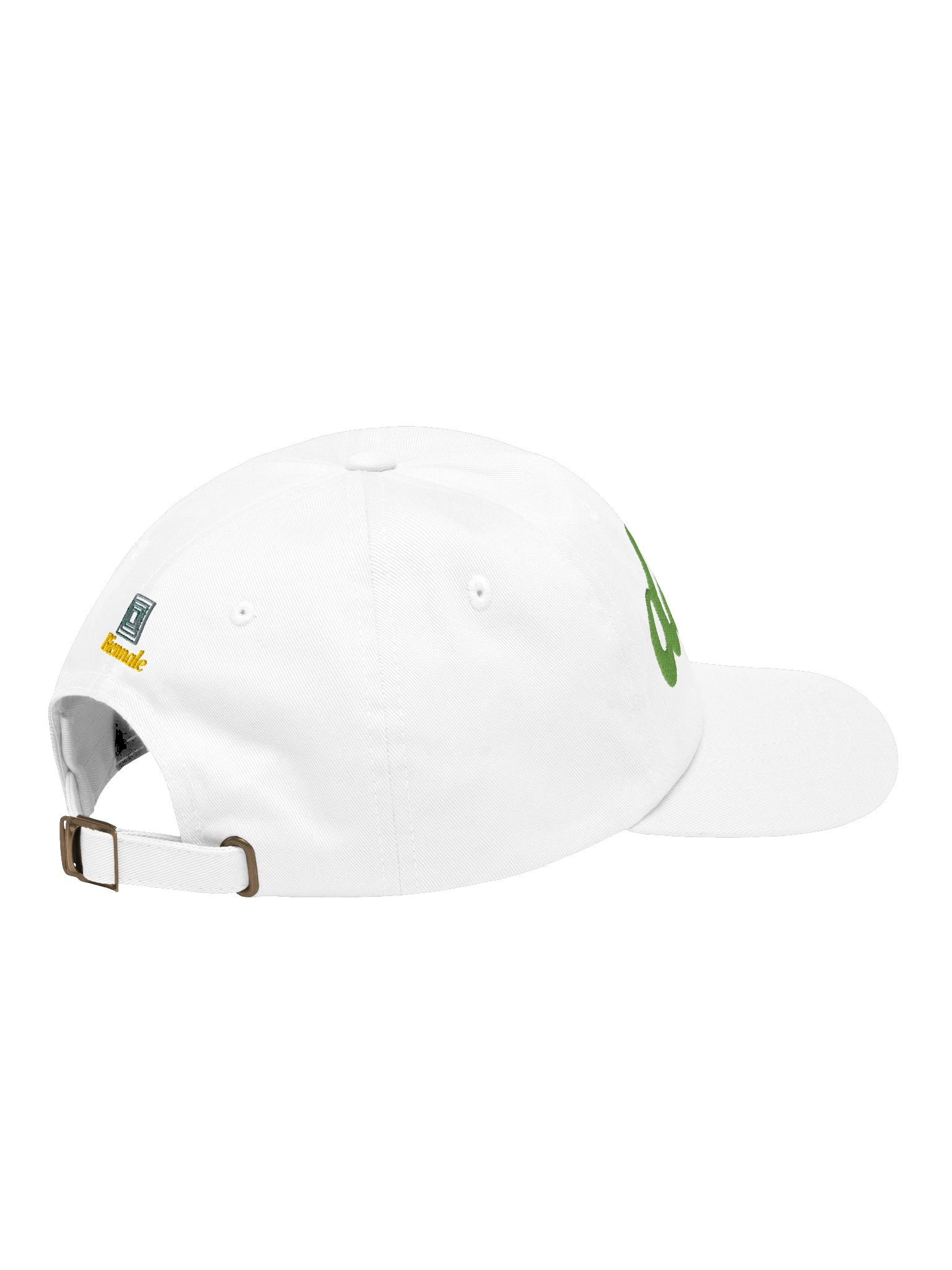 Dakar Script Green Dad Hat product image (4)
