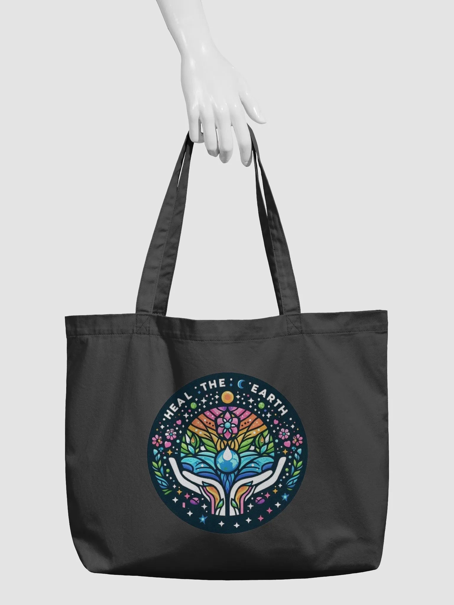 Celestial Harmony Organic Tote Bag product image (5)