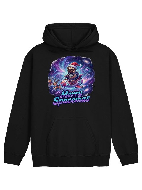 Spacemas Pug Hoodie
