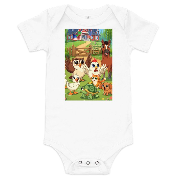 Cute Farm Animal Baby Onesie product image (1)