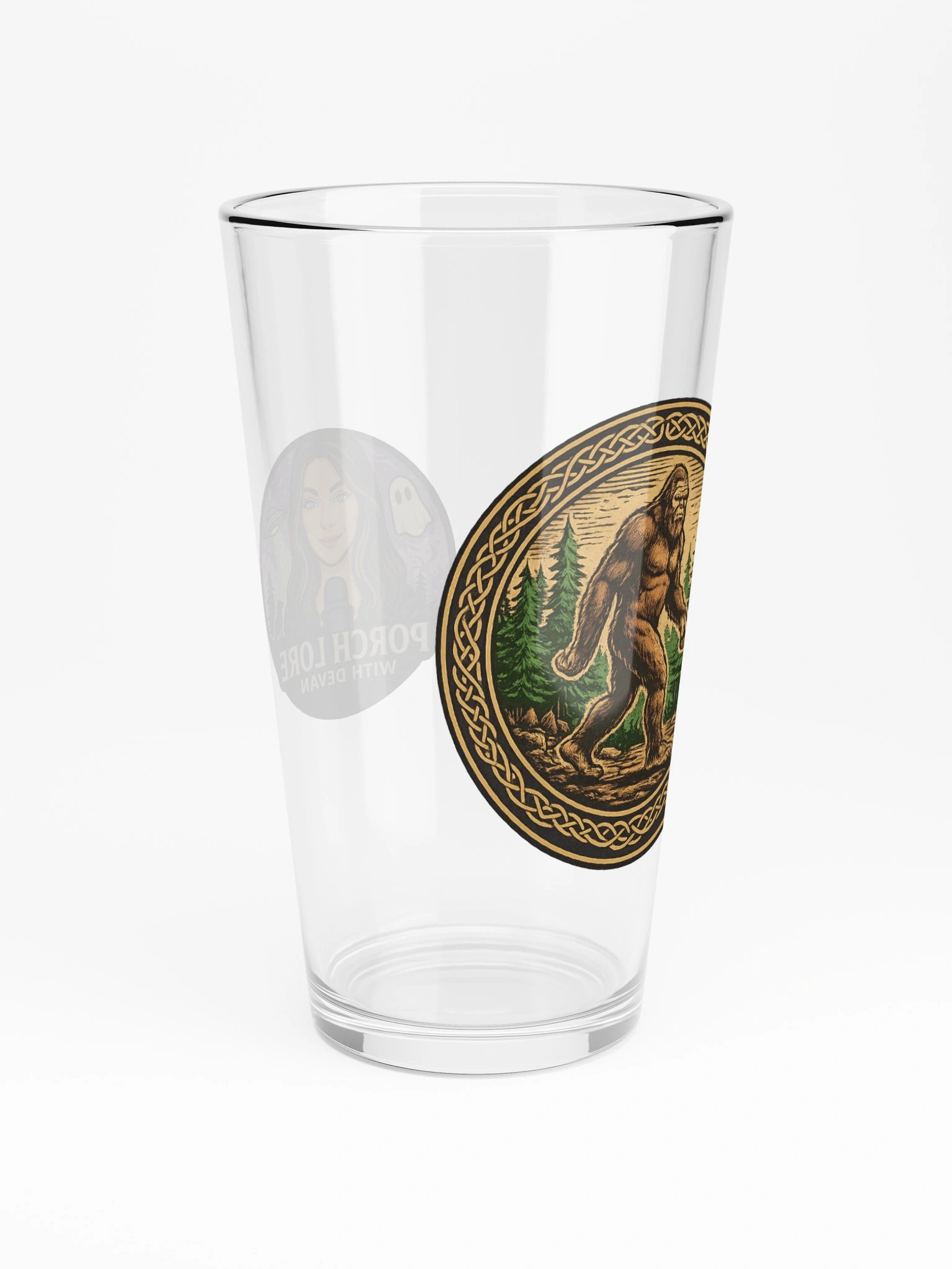 BIGFOOT EMBLEM SHAKER PINT GLASS 16oz product image (4)